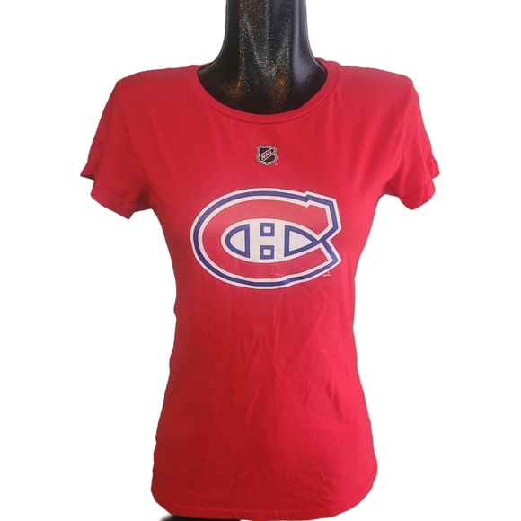 Reebok Montreal Canadians Red T-shirt #27 Galchenyuk XL - Picture 1 of 7